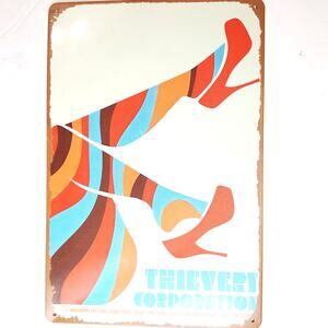Retro Legs Tin Sign 12×8 Vintage Ivy Corporation Poster Style Wall Art Decor